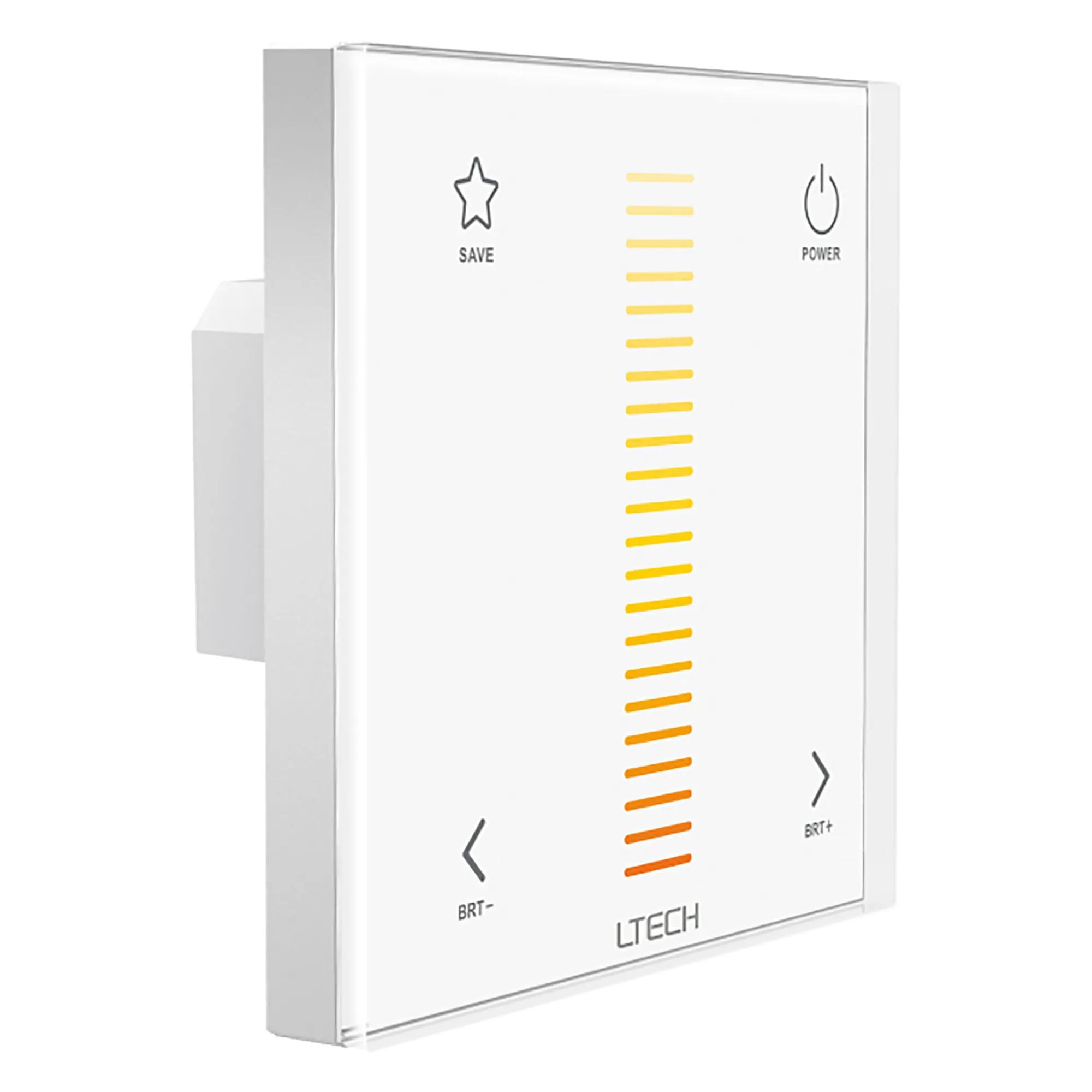 RF2.4GHz CT dimming Touch Panel, PWM Power output, 12/24Vdc, 96W 4A, Single/Multi Zone Support.
